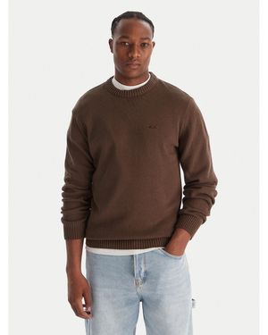 Quiksilver Pullover Salt Water Eqysw03326 Regular Fit - Braun