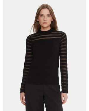 Lola Casademunt Bluse Lf2511015 Slim Fit - Schwarz