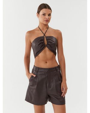 Gestuz Top 10908178 Slim Fit - Braun