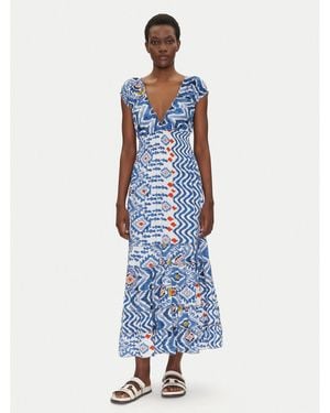 ICONIQUE Sommerkleid Ic25-118 Regular Fit - Blau