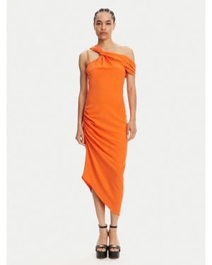 Versace Jeans Couture Coctailkleid 78Hao903 Slim Fit - Orange