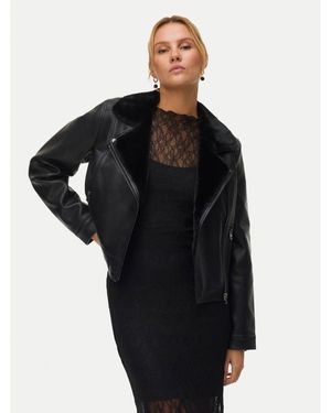 Vero Moda Jacke Aus Kunstleder Hailey 10250405 Regular Fit - Schwarz