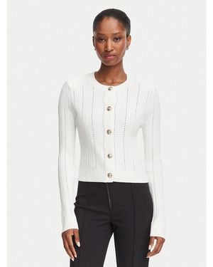 Guess Strickjacke W6Yr26 Z0973 Regular Fit - Weiß