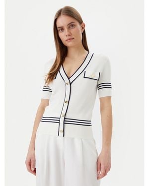 Lola Casademunt Strickjacke Ls2511007 Regular Fit - Weiß