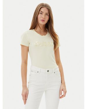 Guess T-Shirt W5Gi17 J1314 Slim Fit - Weiß