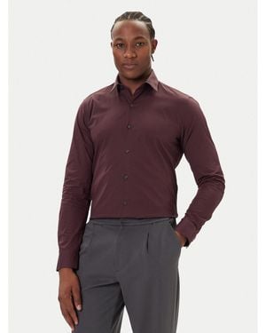 Calvin Klein Hemd Essentials Lv019Eu037 Slim Fit - Lila