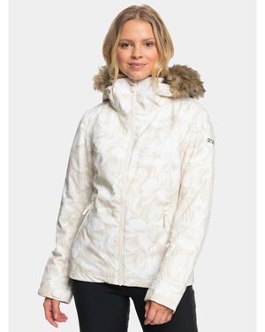 Roxy Skijacke Jet Ski Jk Snjt Erjtj03429 Regular Fit - Weiß