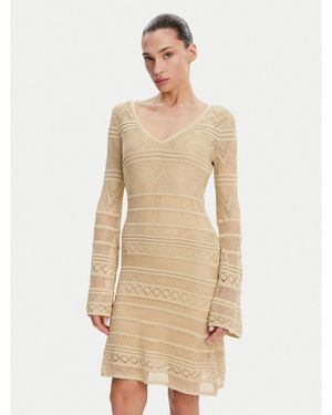Guess Strickkleid W5Gk48 Z3E22 Slim Fit - Natur