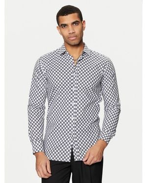 HUGO Hemd Elisha02 50534076 Extra Slim Fit - Blau