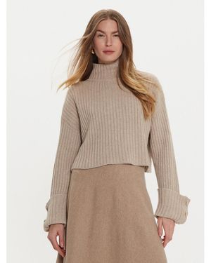 ViCOLO Rollkragenpullover 55016S Regular Fit - Natur