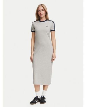 adidas Kleid Für Den Alltag 3 Stripes Ks4764 Slim Fit - Weiß