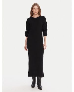 Kontatto Strickkleid 3M0879C Regular Fit - Schwarz