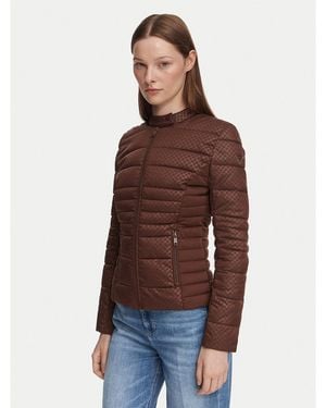 Guess Übergangsjacke W6Yl16 W2891 Slim Fit - Braun