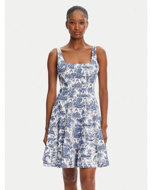 STAUD Sommerkleid Wells 148-7502 Regular Fit - Blau