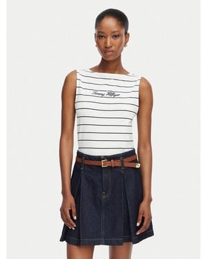 Tommy Hilfiger Top Classic Ww0Ww50947 Regular Fit - Blau