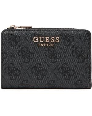 Guess Kleine Damen Geldbörse Laurel Ii Slg Swsg74 59156 - Schwarz