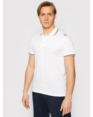 CMP Poloshirt 39D8367 Weiß Regular Fit