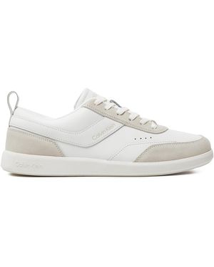 Calvin Klein Sneakers Low Top Lace Up Lth Mix Hm0Hm00851 - Weiß