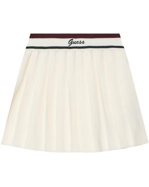 Guess Faltenrock J5Bd16 Z1152 Regular Fit - Natur