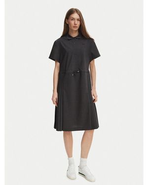 Lacoste Kleid Für Den Alltag Ef0197 Regular Fit - Schwarz