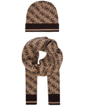 Guess Set Schal Und Mütze Gfboxm P6102 - Mettallic