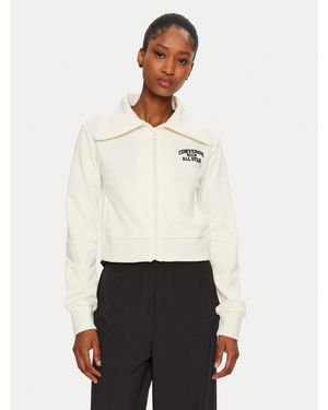 Converse Sweatshirt Heritage 10026778-A03 Regular Fit - Weiß