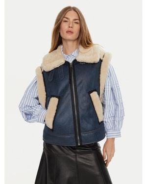 Munthe Bodywarmer Tuppa 243150524341 Loose Fit - Blau