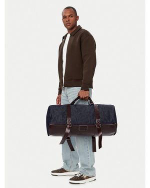 Guess Wochenendtasche Oslo Label Tmosde P6335 - Blau