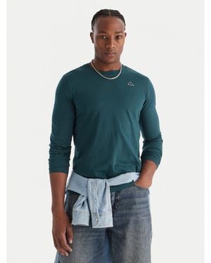 Robe Di Kappa Longsleeve 631189W Slim Fit - Blau