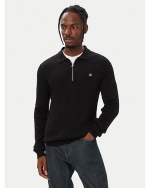 HUGO Pullover Sastaron 50570380 Regular Fit - Schwarz