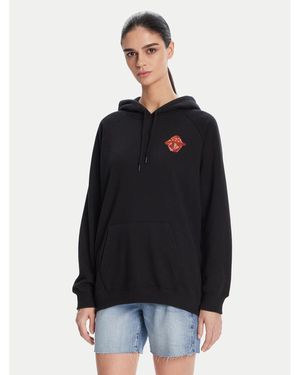 Volcom Sweatshirt Truly Stoked B4112501 Oversize - Schwarz