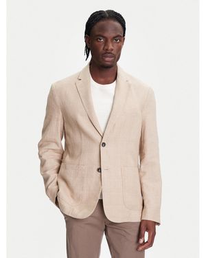 Benetton Sakko 23B3Uw014 Regular Fit - Natur