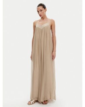ViCOLO Jumpsuit Td0588 Relaxed Fit - Natur