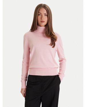 Calvin Klein Rollkragenpullover Lv044D371G Regular Fit - Rot