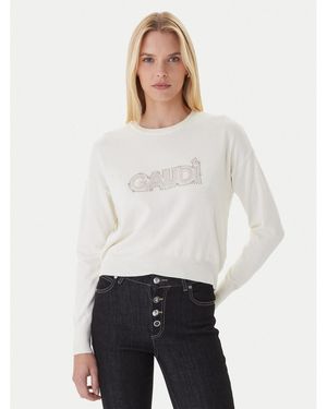 GAUDI Pullover 521Bd53023 Regular Fit - Weiß
