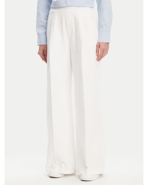 Benetton Palazzohose 4Dukdf01B Wide Leg - Weiß
