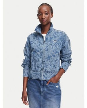 adidas Jeansjacke Liberty London Firebird Denim Tracktop Kr6674 Regular Fit - Blau