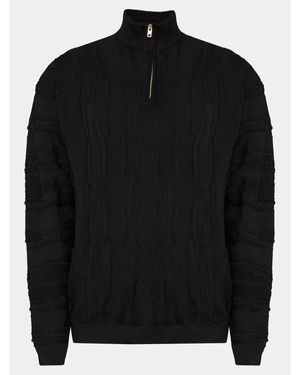 Redefined Rebel Pullover Santino 222072 Regular Fit - Schwarz