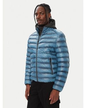 Milestone Lederjacke Msharvey 631068 60905 Regular Fit - Blau