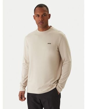 BOSS Longsleeve 50506365 Regular Fit - Natur