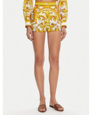 Dolce & Gabbana Stoffshorts Ftbvit Fi5Jv Regular Fit - Gelb