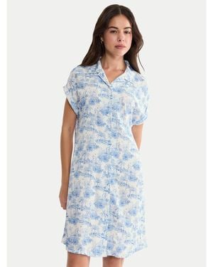 Triumph Nachthemd Boyfriend 10222612 Regular Fit - Blau