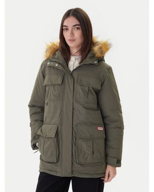 HUNTER Parka Glyder Harw0014252 Regular Fit - Grün