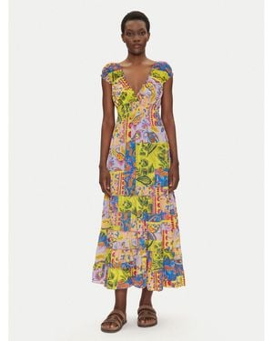 ICONIQUE Sommerkleid Ic25-123 Regular Fit - Mehrfarbig