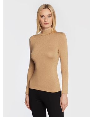 Nissa Rollkragenpullover Top13587 Regular Fit - Natur