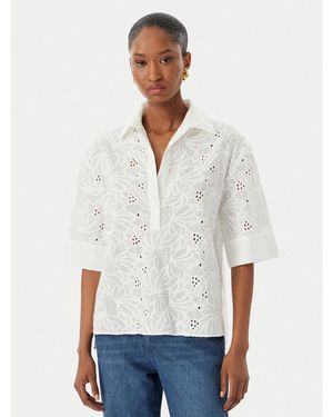 Lola Casademunt Bluse Ls2615055 Relaxed Fit - Blau