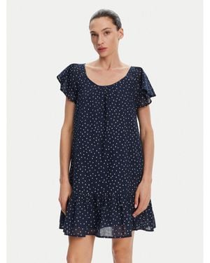 Pepe Jeans Kleid Für Den Alltag Dafne Pl953709 Regular Fit - Blau
