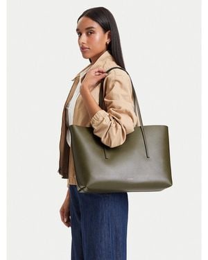 Calvin Klein Handtasche Foil Logo Tote W/Pouch Lv04F3274G - Grün