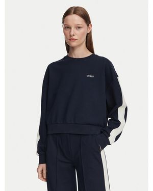 Guess Sweatshirt V6Yq10 K4291 Regular Fit - Blau