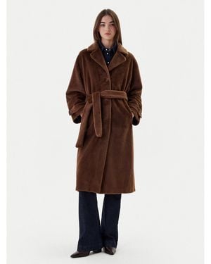 Dixie Pelzmantel K330Y009A Regular Fit - Braun
